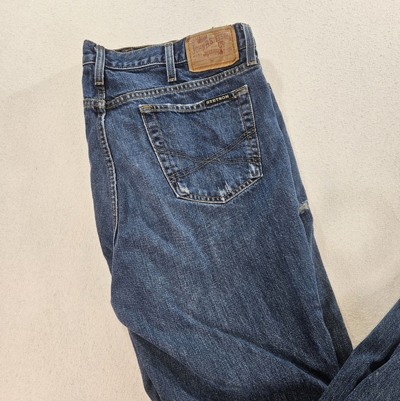 Stetson Other - Stetson 1120 40x34 Slim Straight Western Jeans
